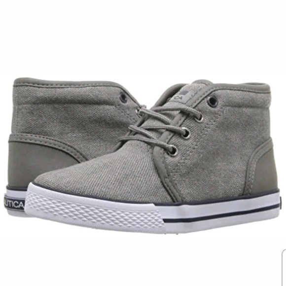 Nautica Other - NAUTICA BOY'S LEEWAY CANVAS CASUAL CHUKKA HIGH-TOP